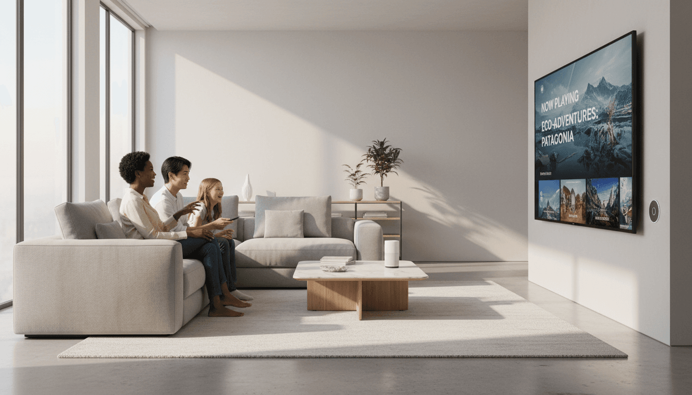 Professional TV mounting with hidden cable management